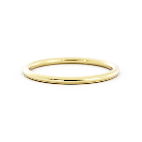 10K Yellow Gold 1.5mm Mid-Weight Domed Comfort Fit Wedding Band