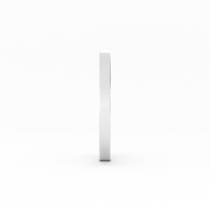 18K White Gold 2mm  Flat Comfort Fit Wedding Band