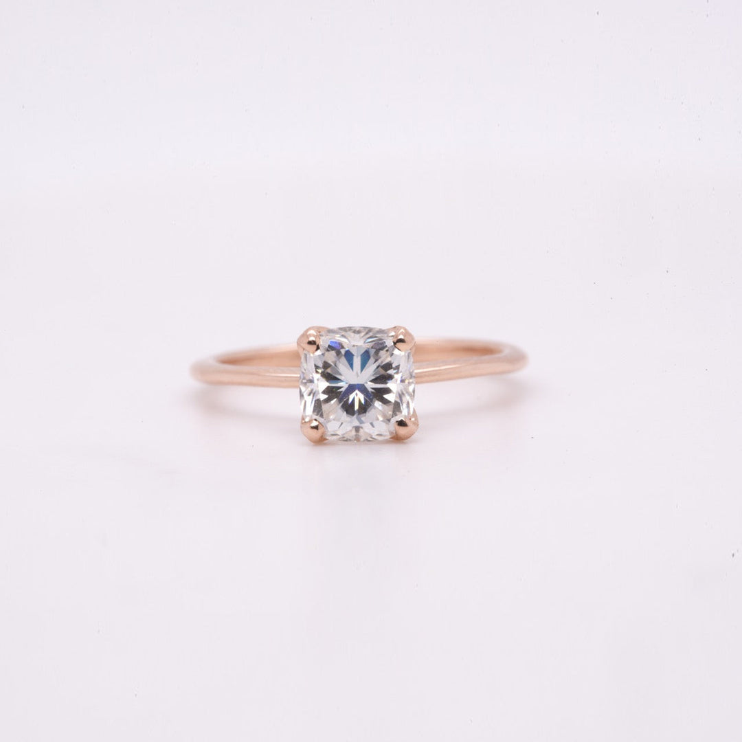 14K ROSE GOLD CUSTOMER ENGAGEMENT RING