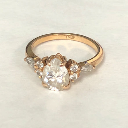 18K Rose Gold Customer Engagement Ring