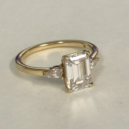 10K Yellow Gold Customer Engagement Ring