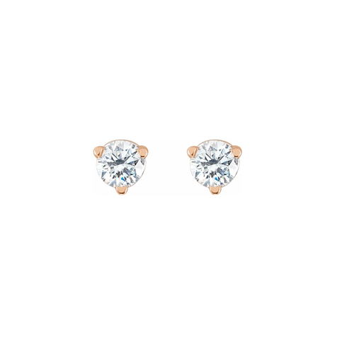 Petite Diamond Stud Earrings