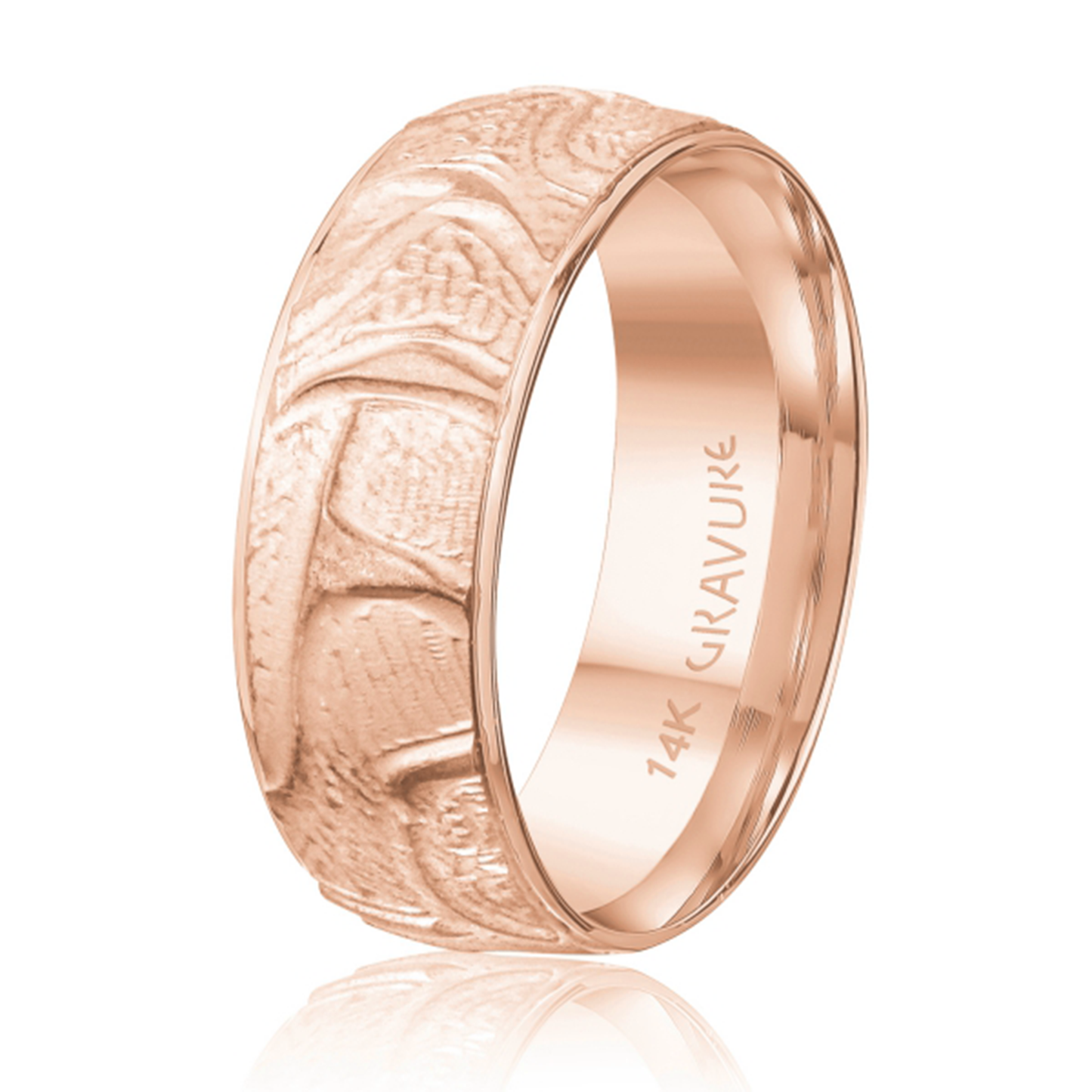 Sand Blast Domed Geometric Pattern