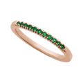Emerald Stackable Ring