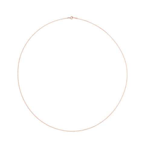 Cable Chain with Spring Ring Clasp 1mm