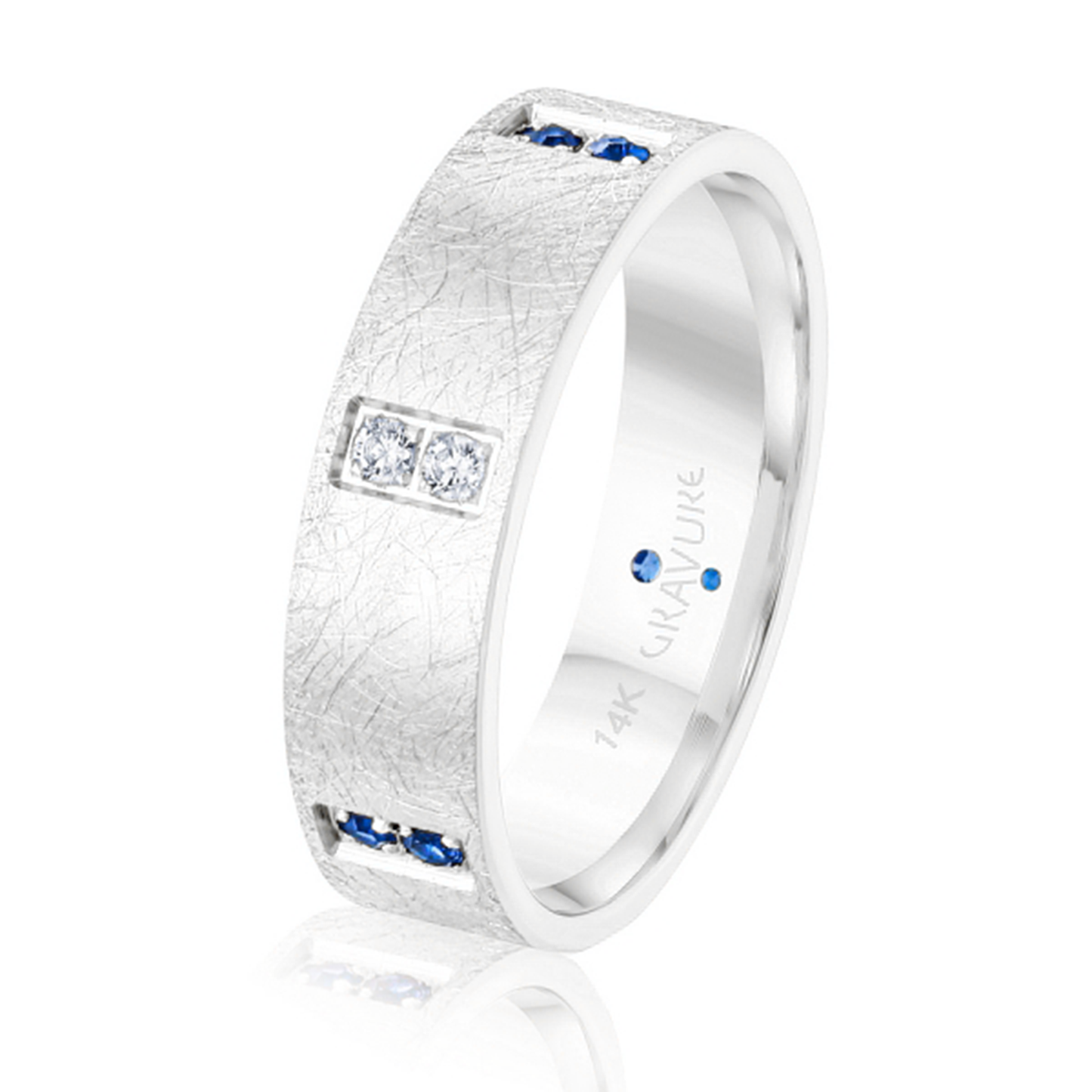 Scratch Beveled Edge Mixed Melee Band