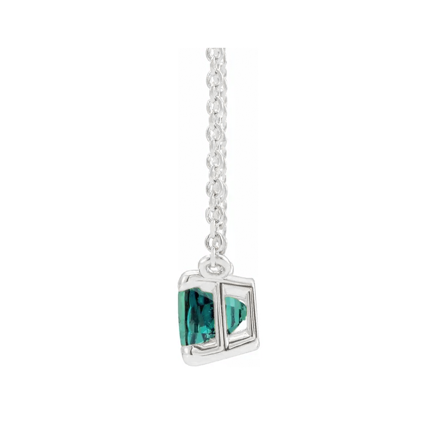 Emerald Cut Solitaire 0.37ct Alexandrite (lab grown)