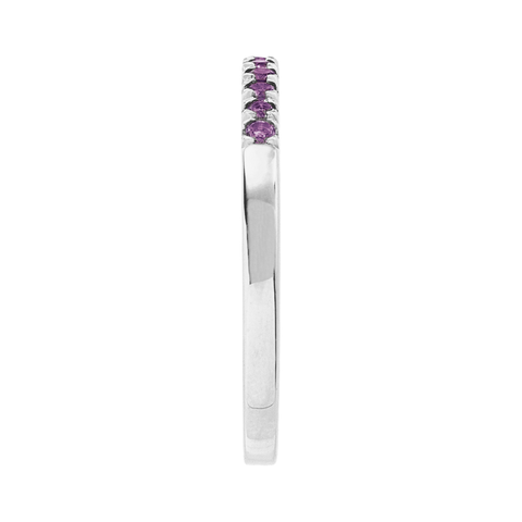 Amethyst Stackable Band