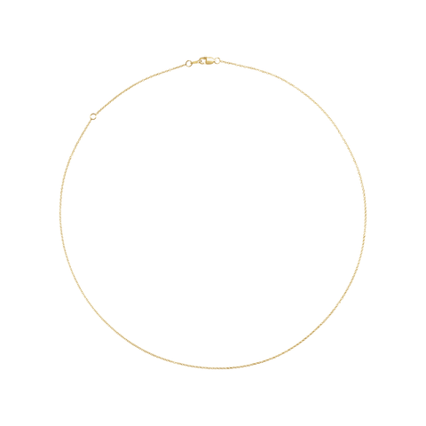 Cable Chain with Lobster Clasp 1mm