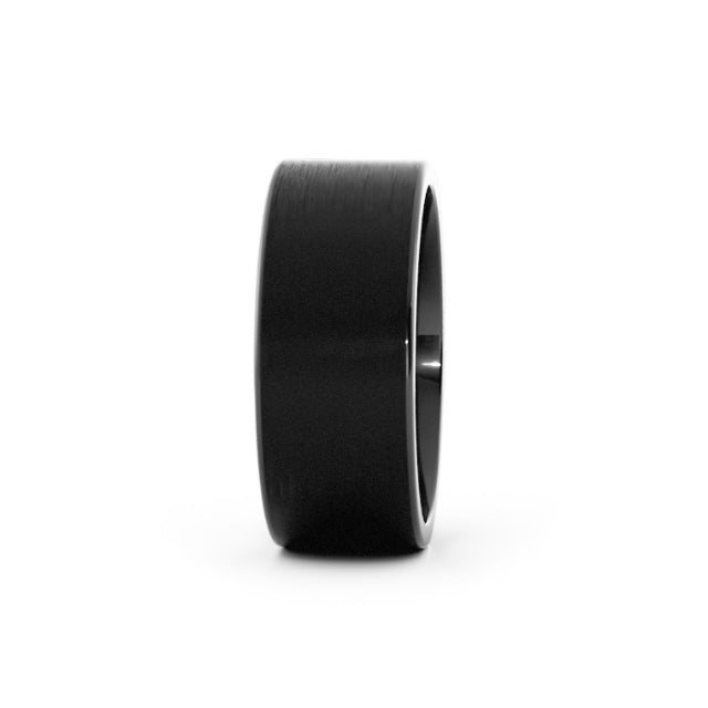 Black Cobalt 8mm Wedding Band