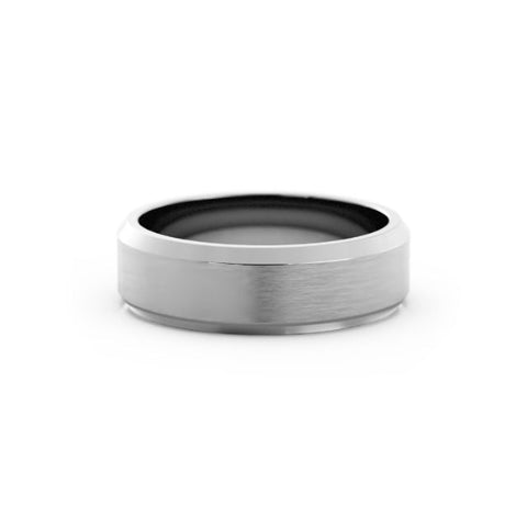 White Cobalt 6mm Wedding Band