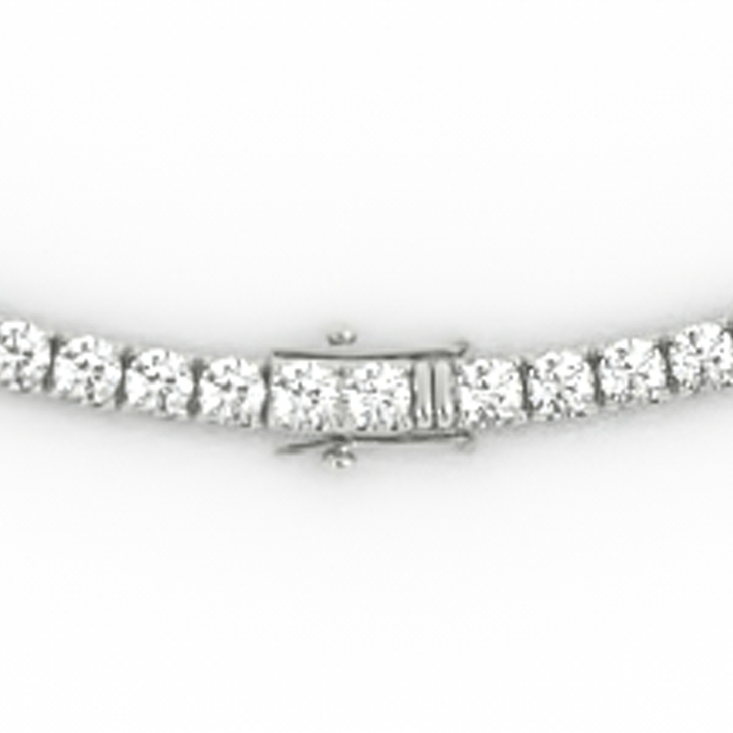 2mm Moissanite Tennis Necklace