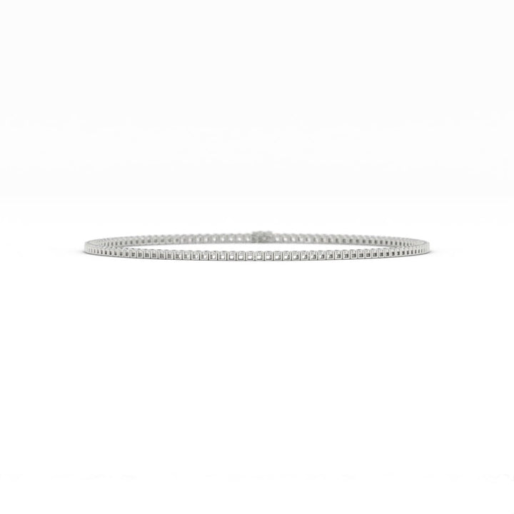 3mm Moissanite Tennis Necklace