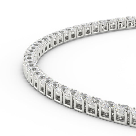 4mm Moissanite Tennis Necklace