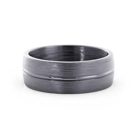 Grey Tantalum 7mm Wedding Band