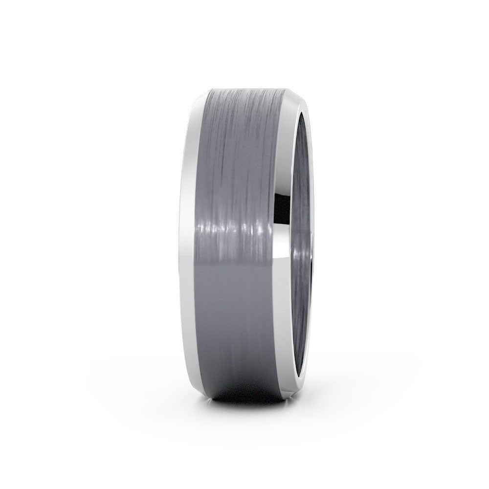 Grey Tantalum 7mm Wedding Band