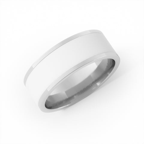 Grey Titanium Cambio Berlin 8mm Ring