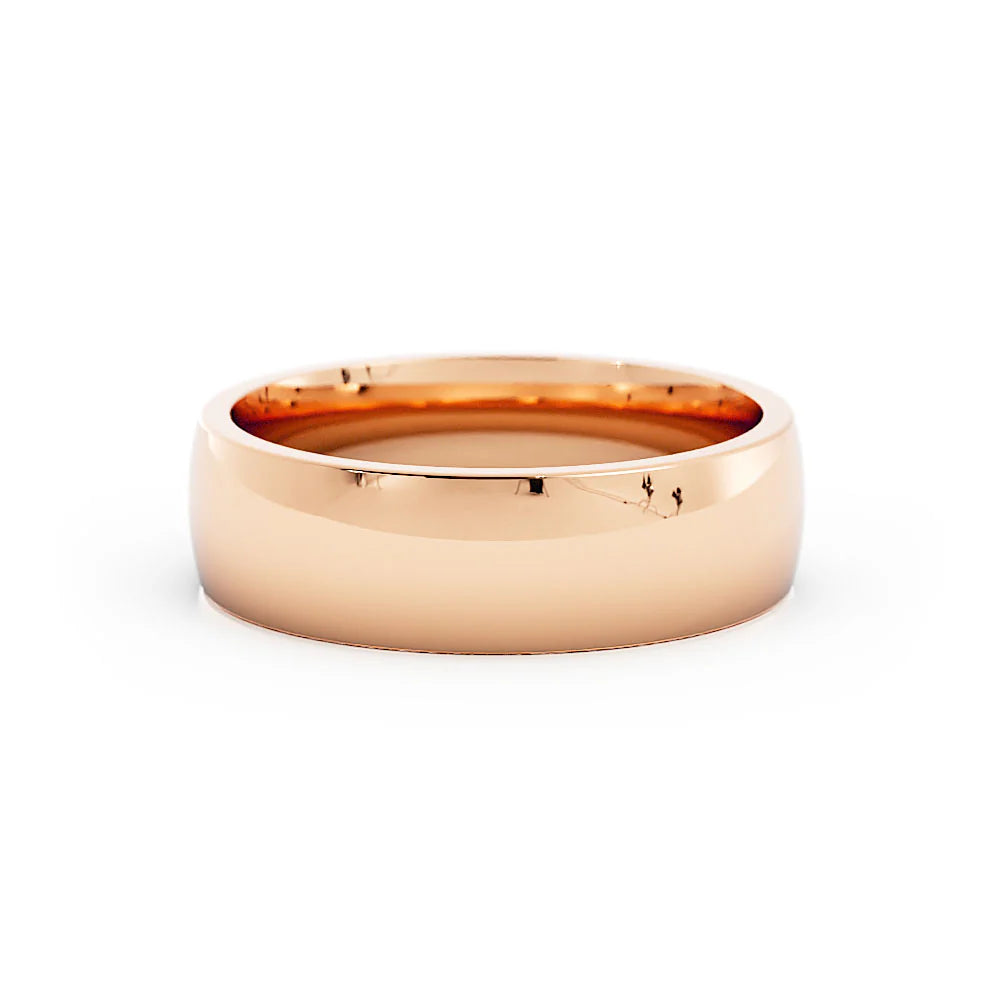 10K Rose Gold High Polish Customer Ring, Resize from 7.5 to 7.75