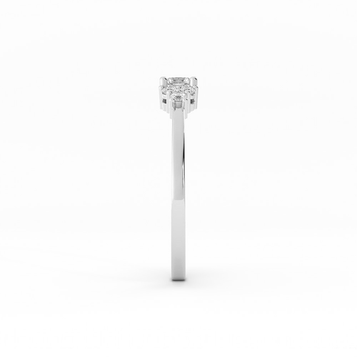0.25ct Lab Grown Diamond Round Solitaire 10K White Gold Engagement Ring