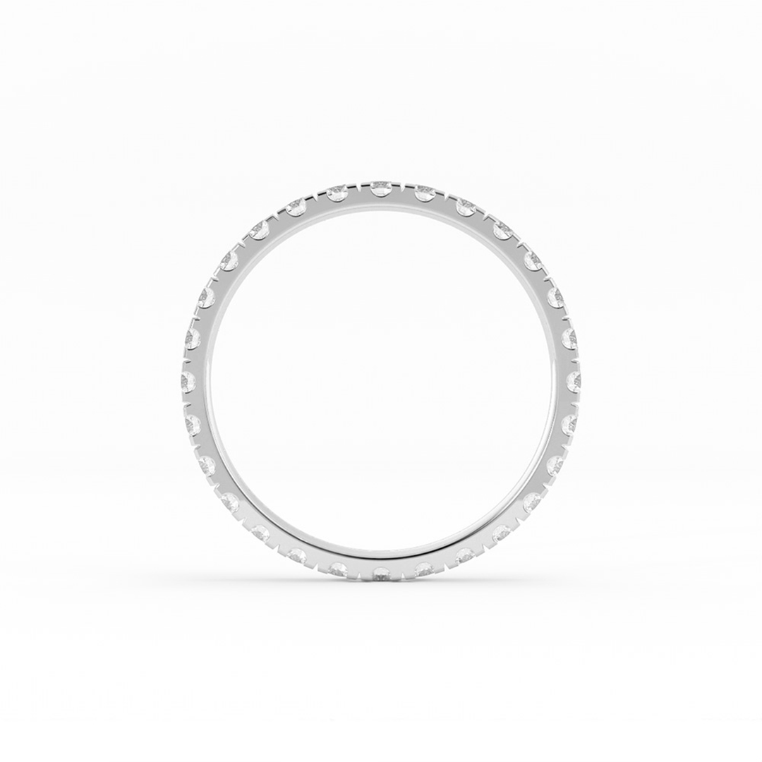 Round Eternity Lab Grown Diamond Wedding Band