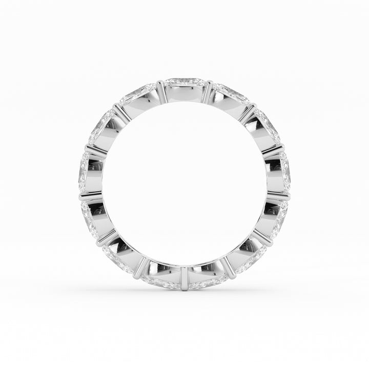 Lab Grown Diamond Oval Eternity 2.67mm Wedding Band