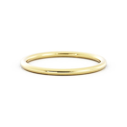 10K Yellow Gold 1.5mm Mid-Weight Domed Comfort Fit Wedding Band