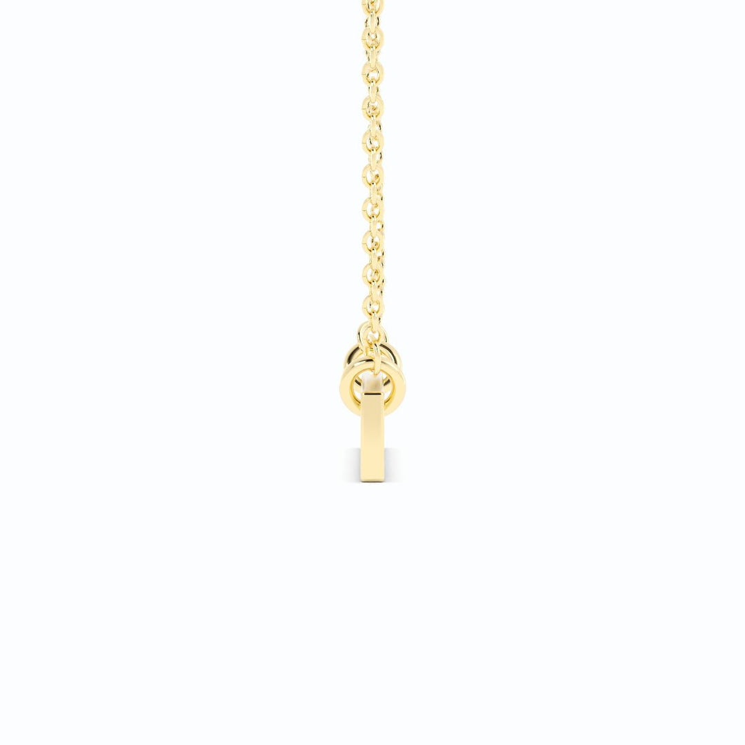 14K Gold Plated Engravable Horizontal Bar Necklace