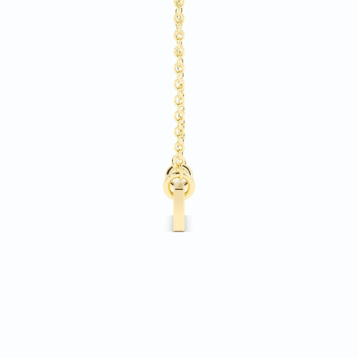 14K Gold Plated Engravable Horizontal Bar Necklace
