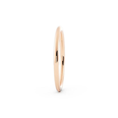 14K Rose Gold 1.5mm Mid-Weight Domed Comfort Fit Wedding Band