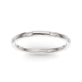 14K White Gold Six Spaced Stone Lab Grown Diamond Wedding Band
