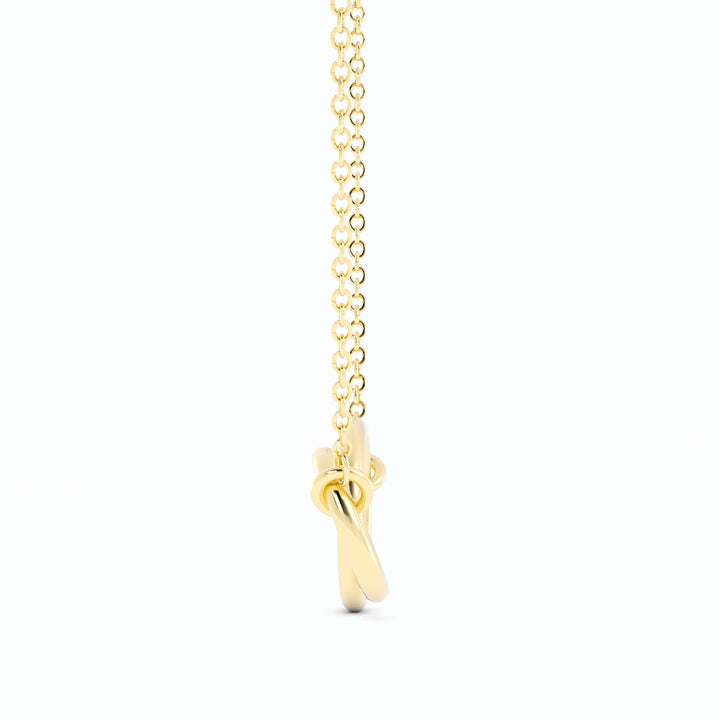 Interlocking Circle Pendant Necklace 14k Gold Fill with 14k Gold Plating-4