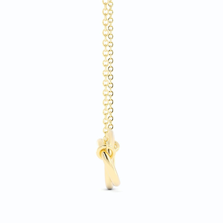 14K Gold Plated Interlocking Rings Necklace