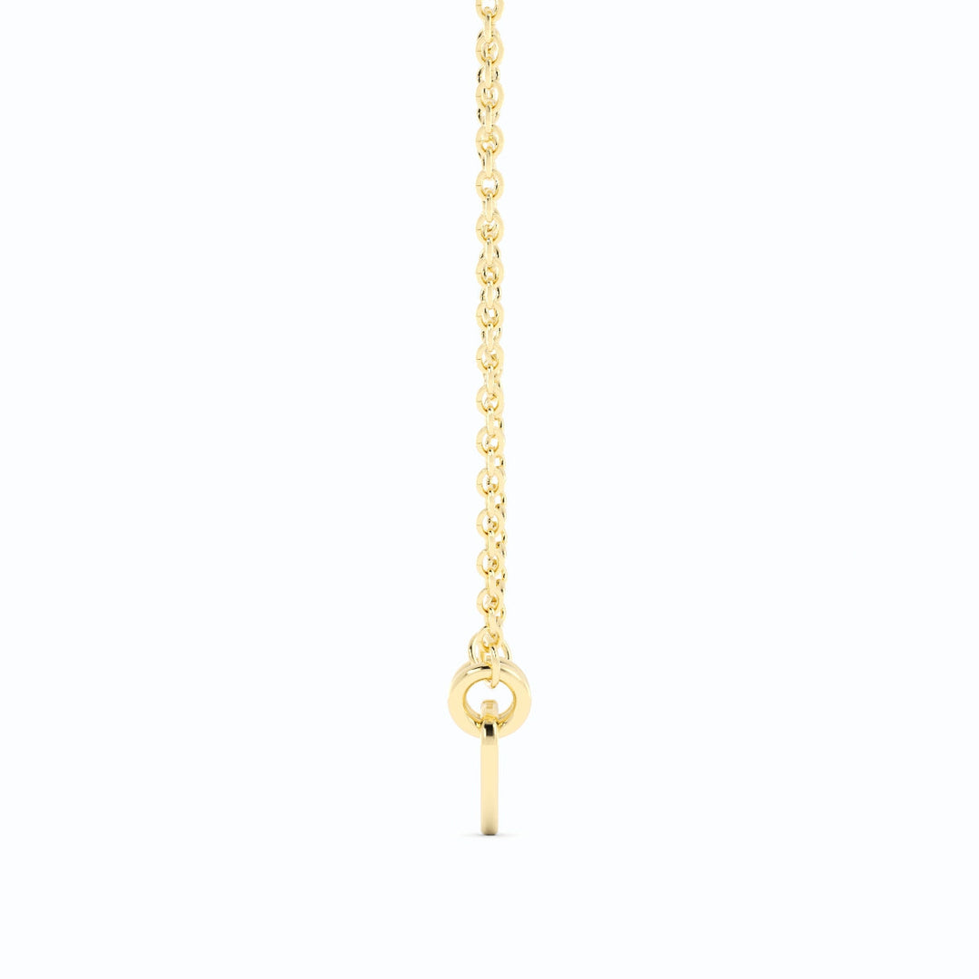 14k Yellow Gold Petite Heart Pendant Necklace-4