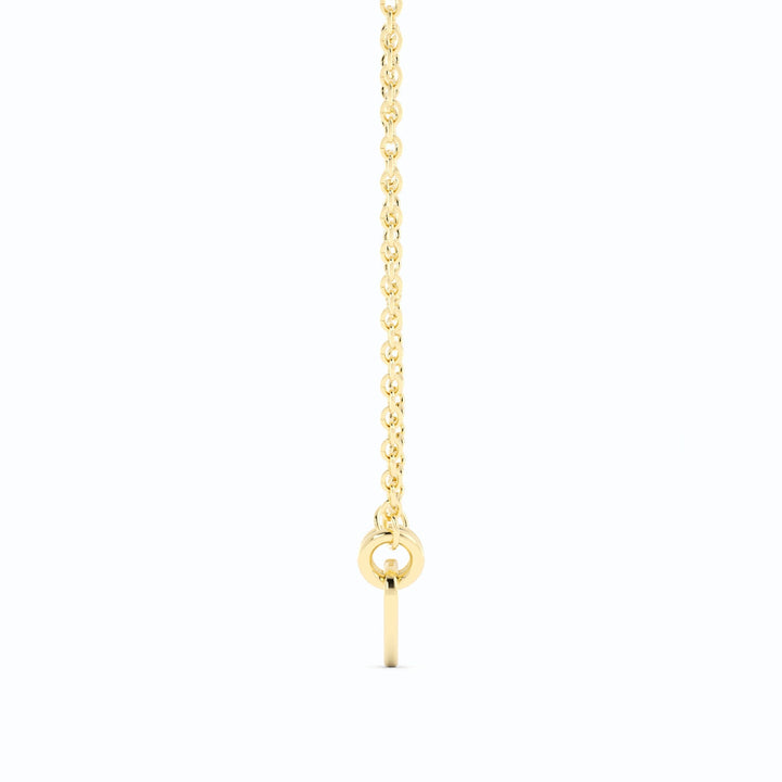 14k Yellow Gold Petite Heart Pendant Necklace-4