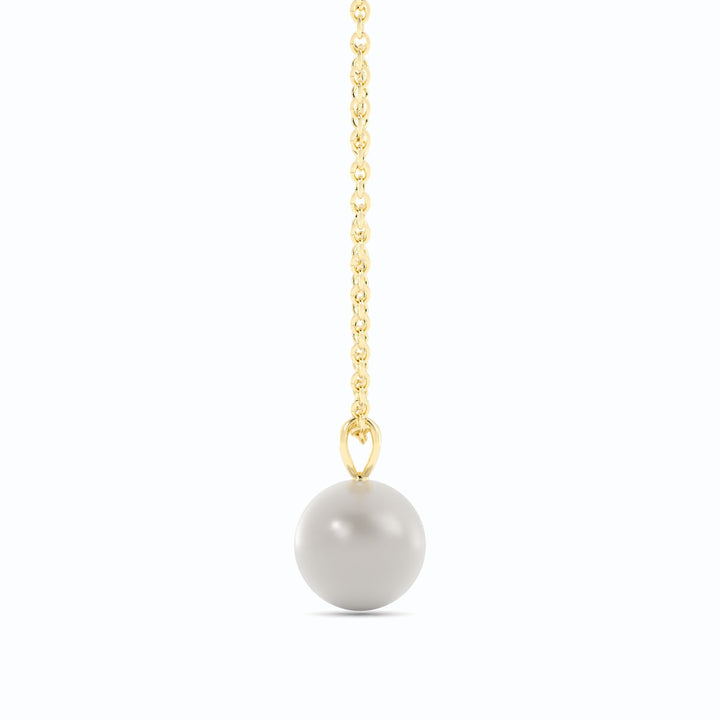 Solitaire Pendant Akoya Pearl Necklace