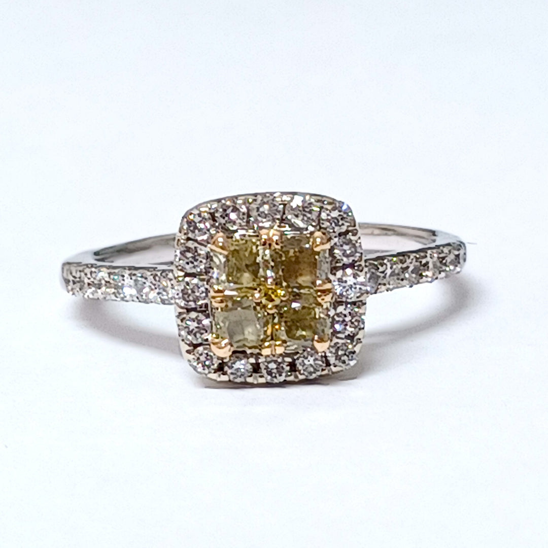 14K White Gold, Customer Engagement Ring, Inspection and Repair