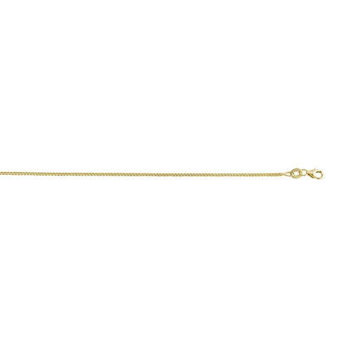 14K Yellow Gold Franco 7 in. Bracelet