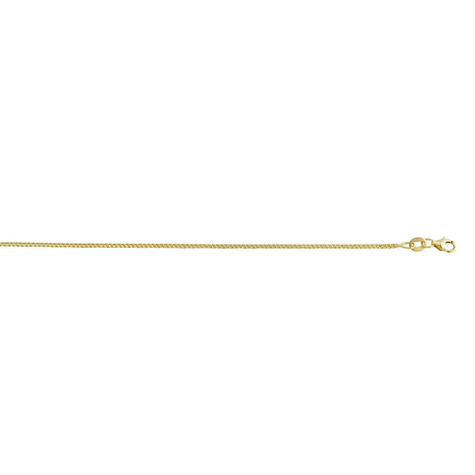 14K Yellow Gold Franco 7 in. Bracelet
