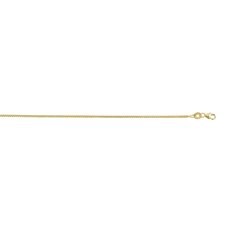 14K Yellow Gold Franco 7 in. Bracelet