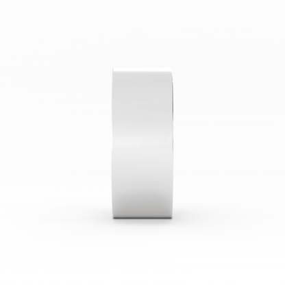 10K White Gold 8mm  Flat Comfort Fit Wedding Band