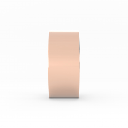 14K Rose Gold 9mm  Flat Comfort Fit Wedding Band