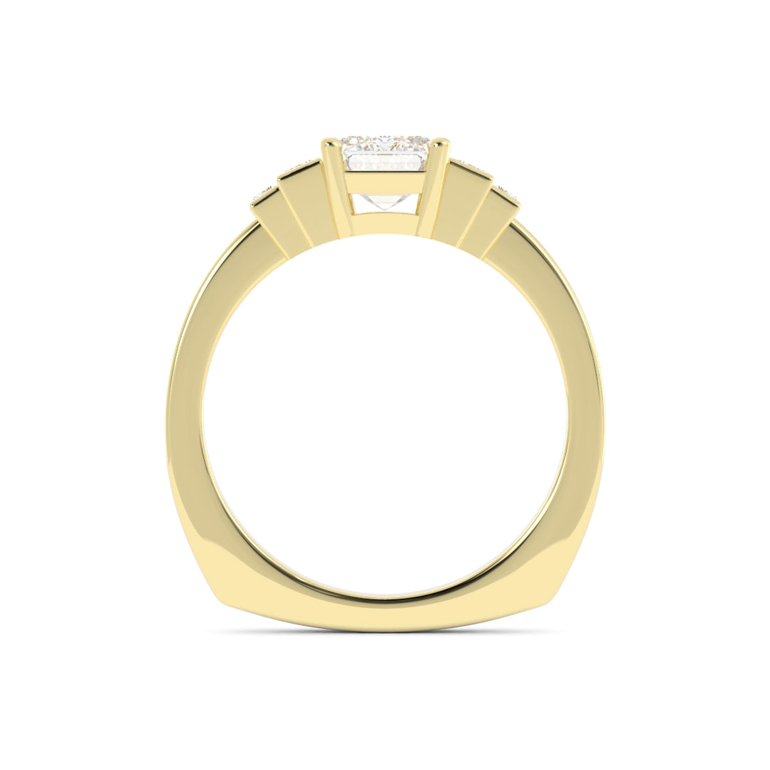 10K Yellow Gold Custom Engagement Ring