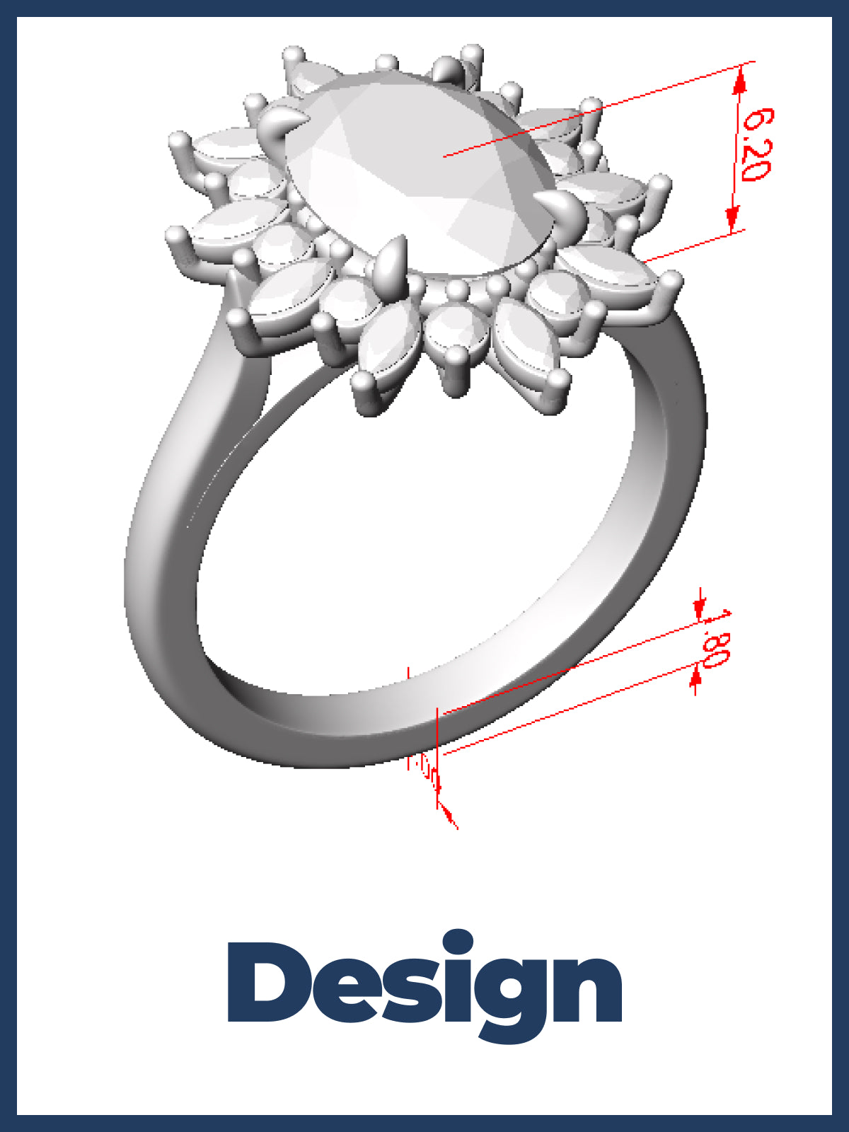 Custom Engagement Ring A – Luvari