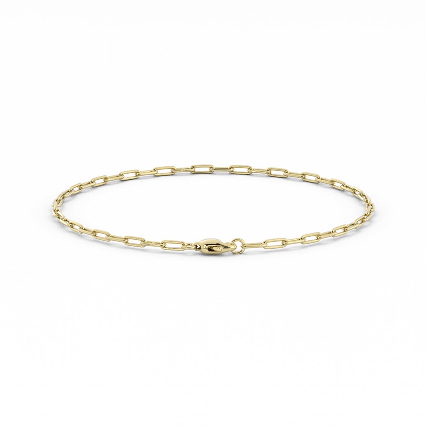 14K Gold Filled Paperclip Bracelet