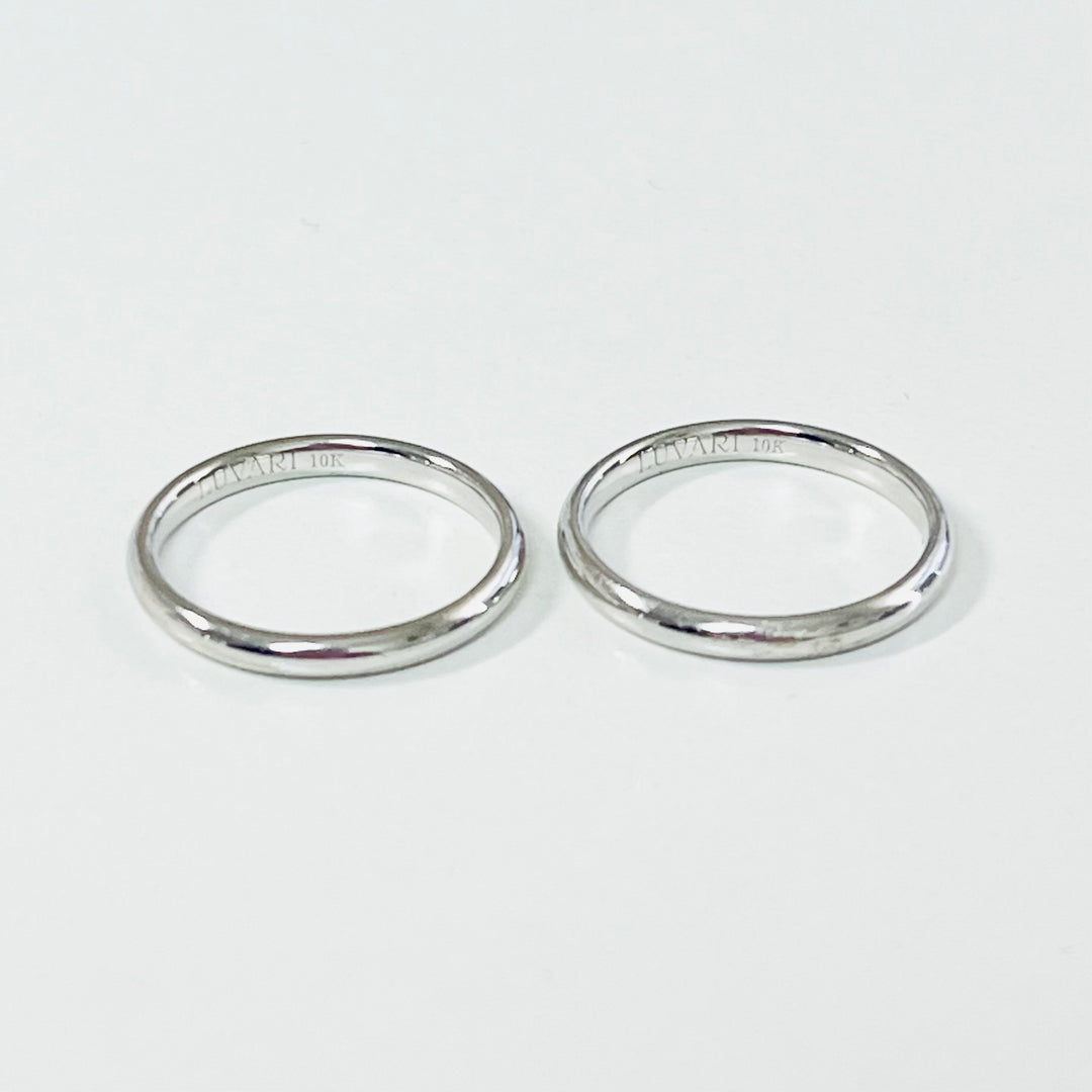 10K White Gold, Customer Rings, Resize from 5 to 5.25