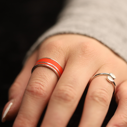 Grey Titanium Cambio Paris 8mm Ring