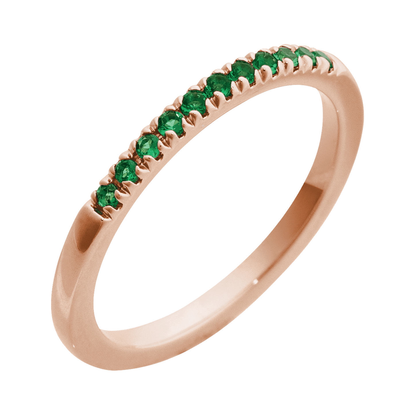 Emerald Stackable Ring