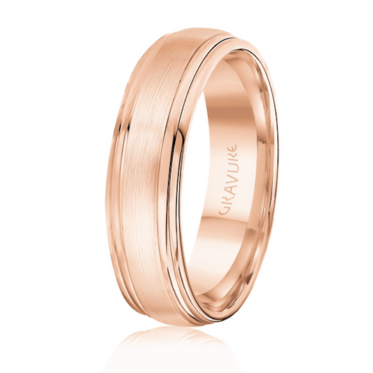 double banded satin finish