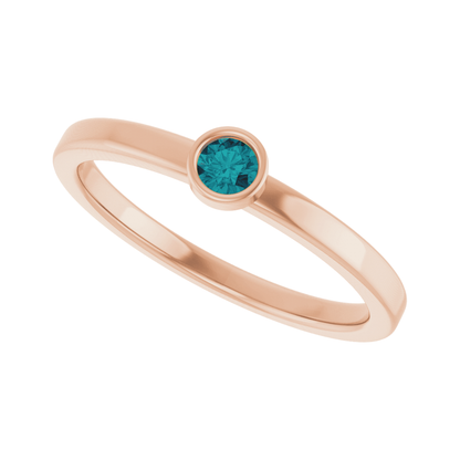 Alexandrite Stackable Solitaire