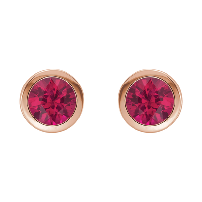 Ruby Stud Earrings